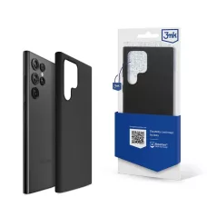 Etui na telefon 3mk do Samsung Galaxy S24 Ultra silikonowe, czarne