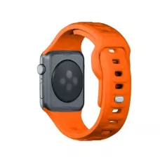 Pasek do Apple Watch - 3mk Silicone Watch Strap for Apple -38/40/41 mm Orange