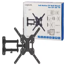 Uchwyt ścienny LogiLink do telewizora LC1 / 2ED nachylenie 1 / 215°, obrót 90° VESA 400x400, 23-55"