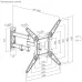 Uchwyt do TV lub monitora Maclean MC-701N uniwersalny, max VESA 400x400, 23-55", 30kg, czarny