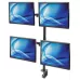 Uchwyt biurkowy Manhattan 13"-32" 4x8kg, 4 monitory