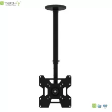 Uchwyt sufitowy LC1 / 2ED Techly 23"-37" 45kg regulowany, czarny