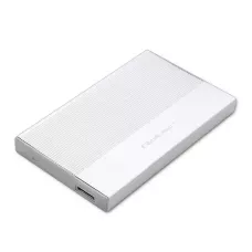 Obudow1 / 2ieszeń Qoltec na dysk SSD HDD 2.5" | SATA | USB 3.0 | Super speed 5G1 / 2 | 2TB | Srebrny