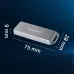 Obudowa/kieszeń Qoltec mini na dysk M.2 SSD | NVMe | PCIe | USB 3.1 | Super speed 10Gb/s | 2TB | Srebrna