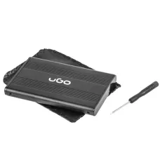 Obudowa na dysk HD1 / 2SD UGO UKZ-1003 USB 2.0 SATA 2,5" aluminium