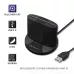 Czytnik kart chipowych ID Qoltec SCR-0632 | USB 2.0 + adapter USB-C