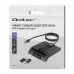 Czytnik kart chipowych ID Qoltec SCR-0634 | USB 2.0 + adapter USB-C