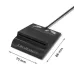 Czytnik kart chipowych ID Qoltec SCR-0636 | USB 2.0 + adapter USB-C