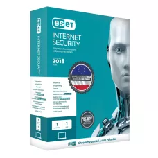 Oprogramowanie ESET Internet Security dla 1 komputera, 12 m-cy, BOX