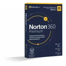 Oprogramowanie NORTON 360 Premium 75GB PL 1 użytkownik, 10 urządzeń, 1 rok