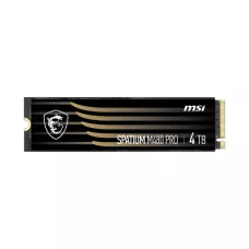 Dysk SSD MSI SPATIUM M480 Pro 4TB PCIe 4.0 NVMe M.2 2280 (7401 / 2000 M1 / 2) 3D NAND