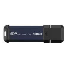Dysk zewnętrzny SSD Silicon Power MS60 500GB USB 3.2 Gen2 601 / 200 M1 / 2 Niebieski