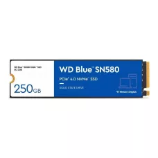 Dysk SSD WD Blue SN580 250GB M.2 2280 PCIe NVMe (4001 / 2000 M1 / 2) WDS250G3B0E