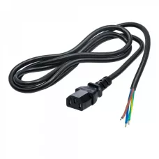 Kabel zasilający Akyga AK-OT-02A bez zakończenia CEE 13 2501 / 20Hz 1.5m