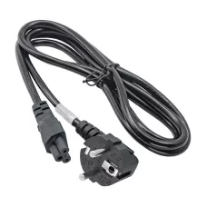 Kabel zasilający do notebooka Akyga AK-NB-01C koniczynka CU IEC C5 CEE 1 / 2 2501 / 20Hz 1.5m