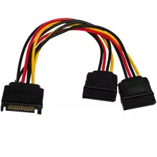 Kabel adapter Akyga AK-CA-31 SATA (M) - 2x SATA (F) 0,15m