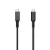 Kabel USB-C Aukey CB-MCC102 BK PD 100W, 1,8m, 1 / 2, led