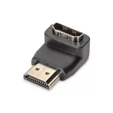 Adapter DIGITUS HDMI 2.0 HighSpeed z Ethernetem Typ HDMI A kątow1 / 2DMI A 1 / 2 czarny