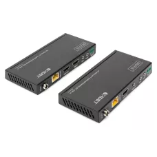 Przedłużacz/Extender DIGITUS HDMI HDBaseT 150m po Cat.5e/6/7 4K 60Hz PoC (Power over Cable) IR audio (zestaw)