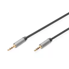 Kabel połączeniowy audio DIGITUS PREMIUM MiniJack Stereo Typ 3.5m1 / 2.5mm 1 / 2 nylon 1,8m