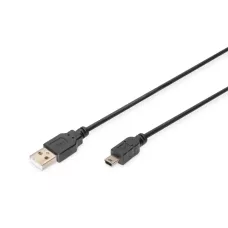 Kabel DIGITUS AK-300130-018-S USB2.0 Canon USB 1 / 2iniUSB B 1,8m