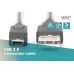 Kabel połączeniowy DIGITUS AK-300130-030-S USB2.0 Canon USB 1 / 2iniUSB B 3m