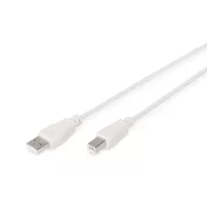 Kabel drukarkowy DIGITUS USB 2.0 1 / 2 - 1 / 2, 3m beżowy