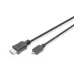 Kabel micro HDMI DIGITUS Highspeed Eth. 1.4  Full HD Typ D/A, M/M 2m