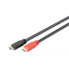 Kabel DIGITUS HDMI HighSpeed ze wzmacniaczem 1080p60Hz FHD Typ HDMI 1 / 2 1 / 2 czarny 20m