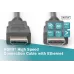 Kabel HDMI DIGITUS AK-330114-020-S Highspeed 1.4 z Eth. HDMI 1 / 2DMI A 2m