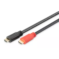 Kabel DIGITUS HDMI HighSpeed ze wzmacniaczem 1080p60Hz FHD Typ HDMI 1 / 2 1 / 2 czarny 10m
