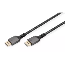 Kabel DisplayPort DIGITUS PREMIUM 8K60Hz UHD D1 / 2P 1 / 2 czarny 1m