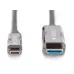 Kabel adapter DIGITUS hybrydowy AOC USB Typ C na HDMI 4K 60Hz 10m