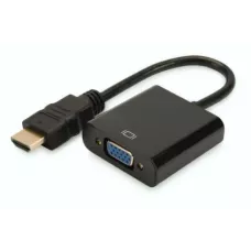 Adapter audio-video DIGITUS HDMI typ A do VGA, FHD, 3.5mm MiniJack