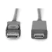 Kabel adapter DIGITUS DisplayPort 1.2 4K 60Hz UHD Typ D1 / 2DMI A 1 / 2 czarny 2m