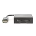 Rozdzielacz (Splitter) DIGITUS DisplyPort do DisplayPort 2-portowy 4K 60HzUHD 3D HDCP 1.3 audio