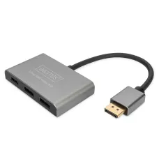 Hu1 / 2oncentrator DIGITUS 3-portowy DisplayPort na 2xDisplayPor1 / 2xHDMI 41 / 20Hz MST 0,2m