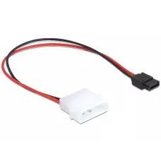 Kabel zasilający SATA Delock Molex 4-pin (M) -> Slim SATA 6-pin (F) 0,24m