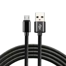 Kabel USB - micro USB everActive CBB-2MB 2m z obsługą szybkiego ładowania do 2,4A czarny