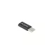 Adapter Lanberg USB type-C(M) - micro USB-B(F) czarny