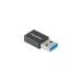 Adapter Lanberg USB type-C(F) - USB-A(M) 3.1 czarny