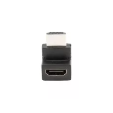 Adapter Lanberg AD-0034-BK HDMI(M) - HDMI(F) kątowy góra czarny