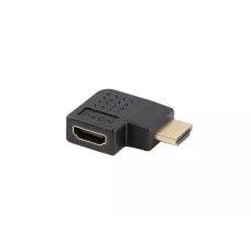 Adapter Lanberg HDMI(M) -> HDMI(F) 4K kątowy prawo czarny