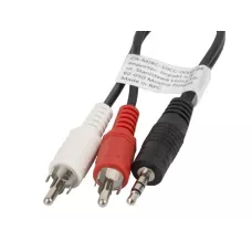 Kabel audio Lanberg stereo minijack - 2x Chinch 1 / 2 2m
