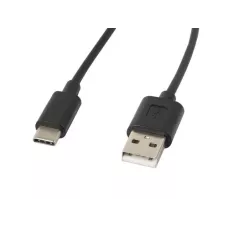 Kabel USB 2.0 Lanberg Type-C(M) - AM 1,8m czarny