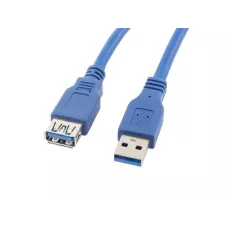 Przedłużacz USB 3.0 Lanberg AM-AF 1,8m niebieski