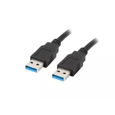 Kabel USB 3.0 Lanberg AM-AM 1m czarny