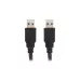 Kabel USB 3.0 Lanberg AM-AM 1m czarny