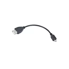 Kabel USB 2.0 Lanberg micro USB - USB-A 1 / 2 2.0 0,15m OTG czarny