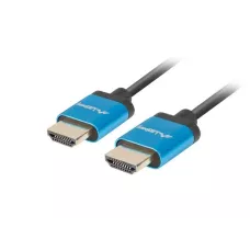 Kabel HDMI Lanberg 1 / 2 v2.0 0,5m 4K slim czarny